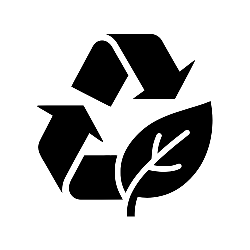 Umweltfreunlich Icon Black