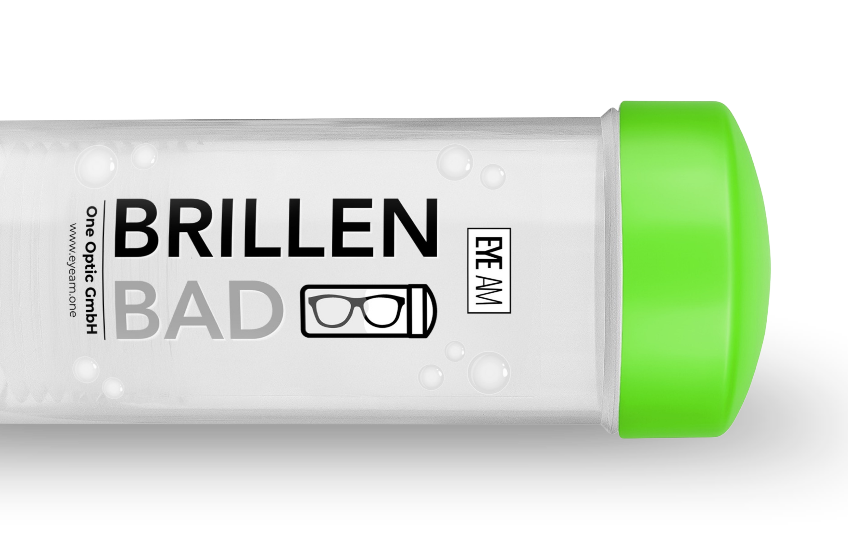 EyeAm Brillenbad Set in Grün zur gründlichen Reinigung von Brillen